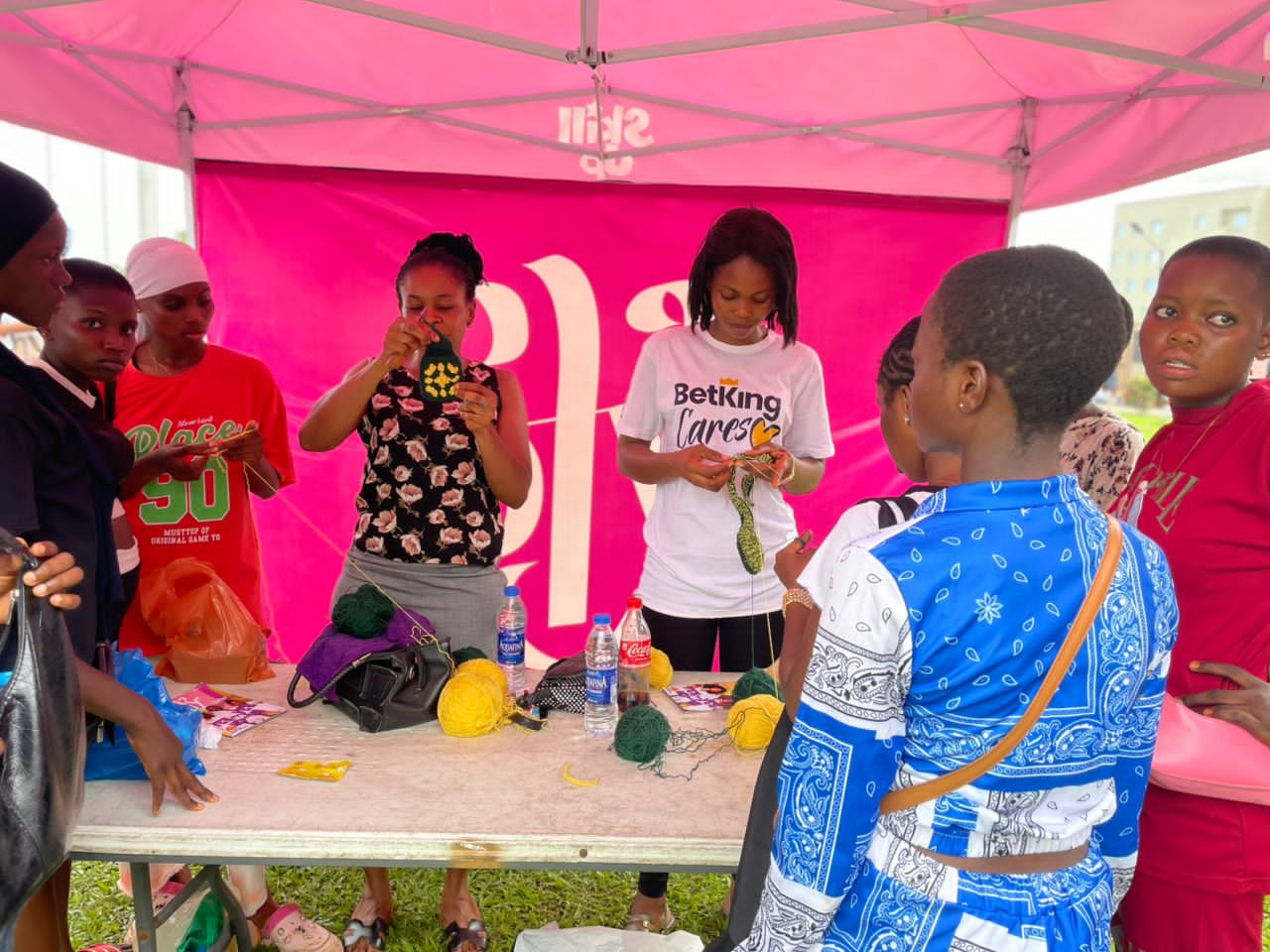 Adeshola Charity Foundation image 1 showing training activities taking place